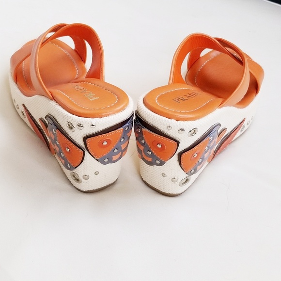 💖HOST PIC!!💖 PRADA - Sea Fish Wedges - Picture 3 of 8